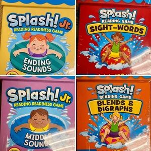 Lakeshore Learning Splash! Reading Games bundle – 4 educational literacy games.